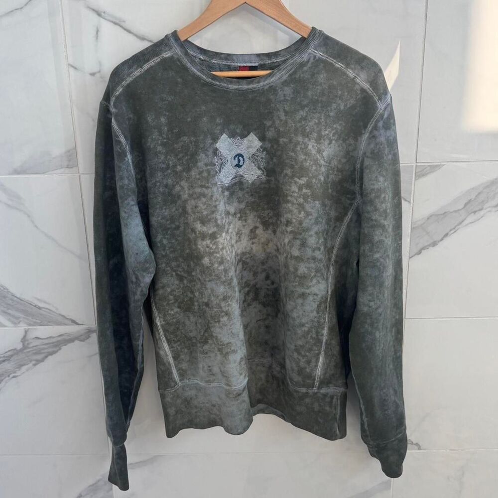 Vintage early Y2K 100% cotton Diesel sweatshirt 100% cotton - XXL